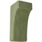 Ekena Millwork 3 1/2"W x 4"D x 8"H Clarksville Wood Vintage Decor Bracket, Restoration Green BKTWD04X04X08CVGR - alternate 1